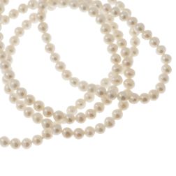 89cm Long Necklace White Pearls without clasp
