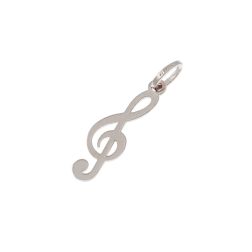 Treble Clef white gold - 0.6mm
