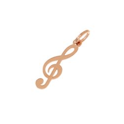 Treble Clef rose gold - 0.6mm