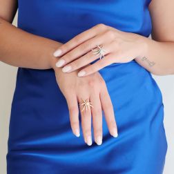 Photo of worn Ring Starfish Rose Gold