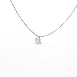 Girocollo veneta punto luce simple Diamante 0.45ct/0.50ct