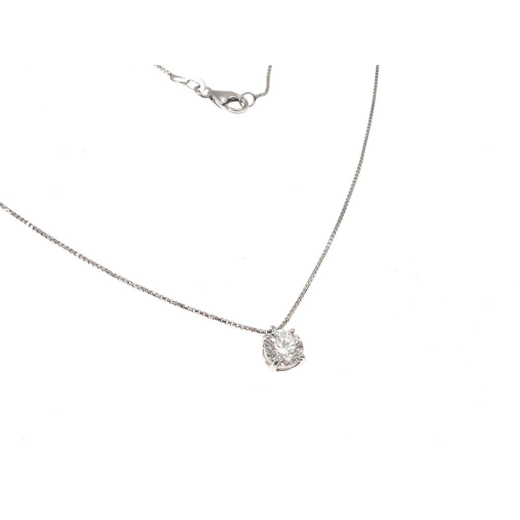 Girocollo veneta punto luce simple Diamante 0.45ct/0.50ct