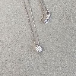 Girocollo veneta punto luce simple Diamante 0.45ct/0.50ct