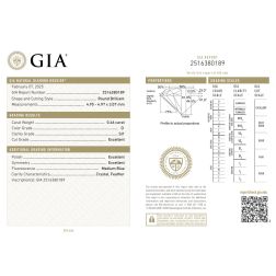 Diamante GIA D SI1 0.46ct