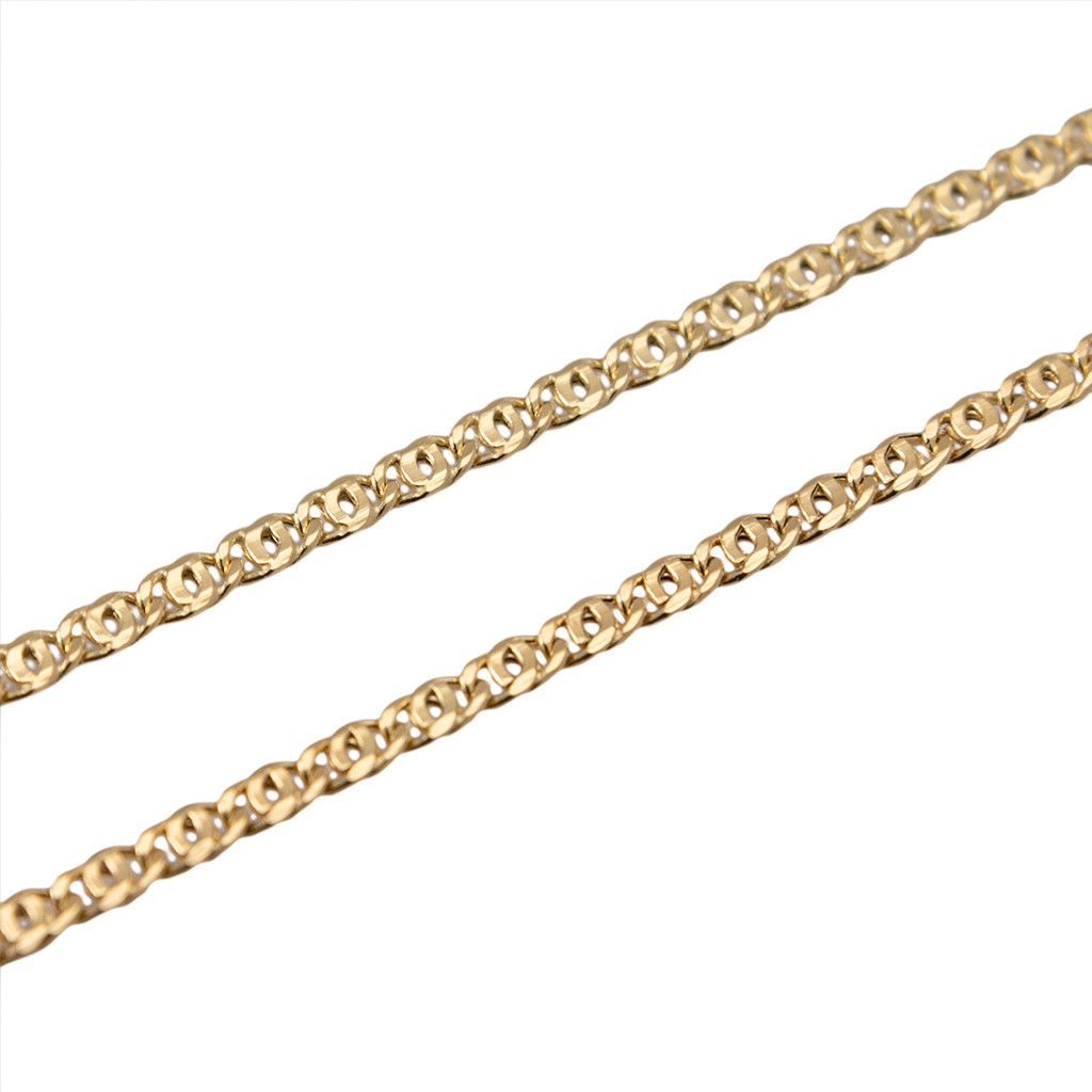 Necklace 60cm x2.70mm faceted tiger chain