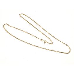 1.9mm Yellow Gold Curb chain Necklace