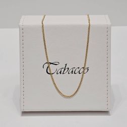 1.9mm Yellow Gold Curb chain Necklace