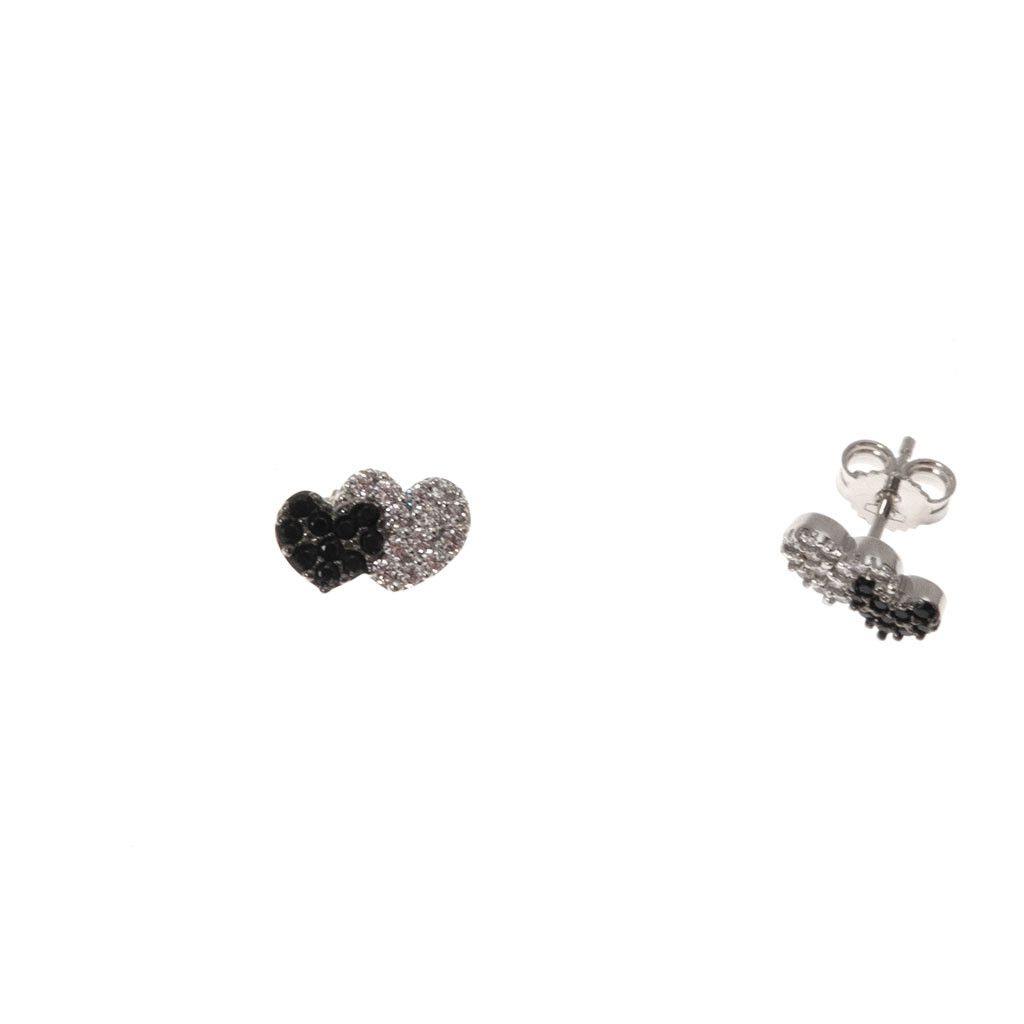 Orecchini love b&w