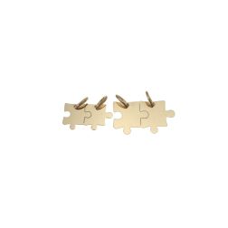 18kt yellow gold divisible puzzle pendant