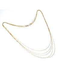 Five-strand scalar necklace
