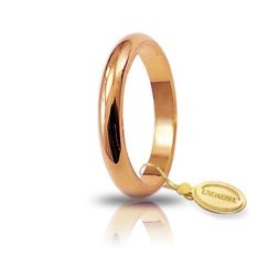 Wedding band Classic Francesina 4g Rose Gold UNOAERRE