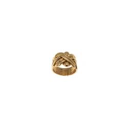 Puzzle Ring 18kt Yellow Gold Big