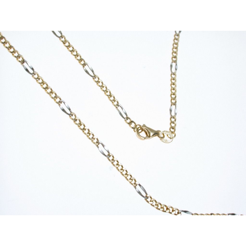 Collana grumetta bicolore 50 cm