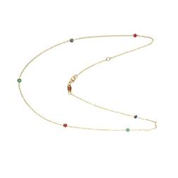 Necklace Multicolor yellow gold