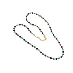Multicolor sphere Necklace