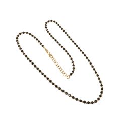 Black spheres Necklace