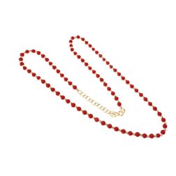 Red spheres Necklace