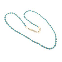 color turquoise spheres Necklace