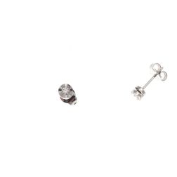 Orecchini Punto Luce Circle Sfaccettato 0,05ct