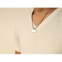 18kt yellow gold divisible puzzle pendant