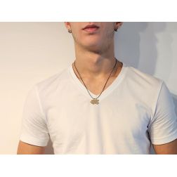 18kt yellow gold divisible puzzle pendant