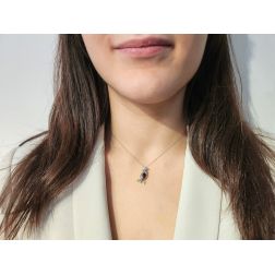 Ciondolo Palmone Testolina papillon verde