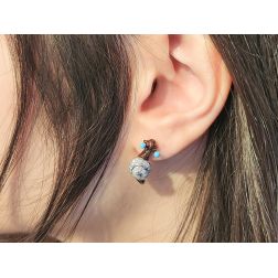 Photo of worn Earrings Snail