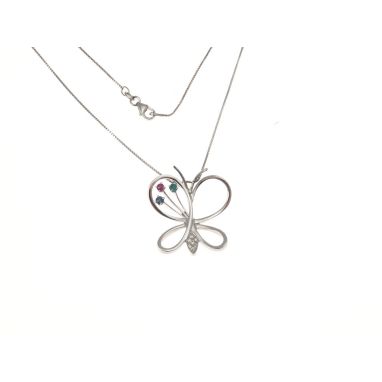 Collana Con Ciondolo Farfalla Oro 14K: Gioiello Delicato E Sottile Per Donne E Ragazze. Eleganza Minimalista Per Ogni Occasione