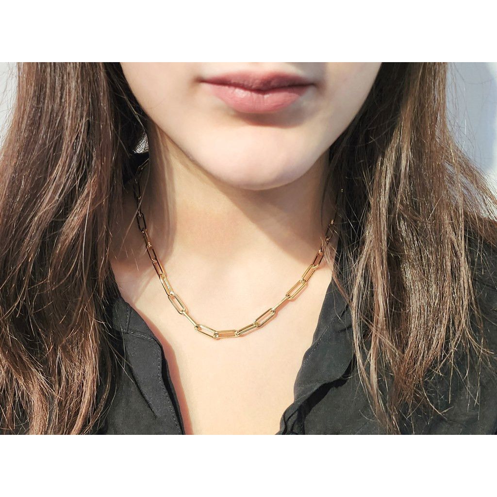 Collana A Catina Oro Giallo 10K Regolabile 56 Cm Spessore 0,9 Mm Con Moschettone