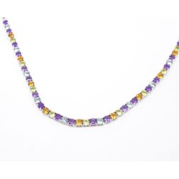 Bracciale tennis multicolor