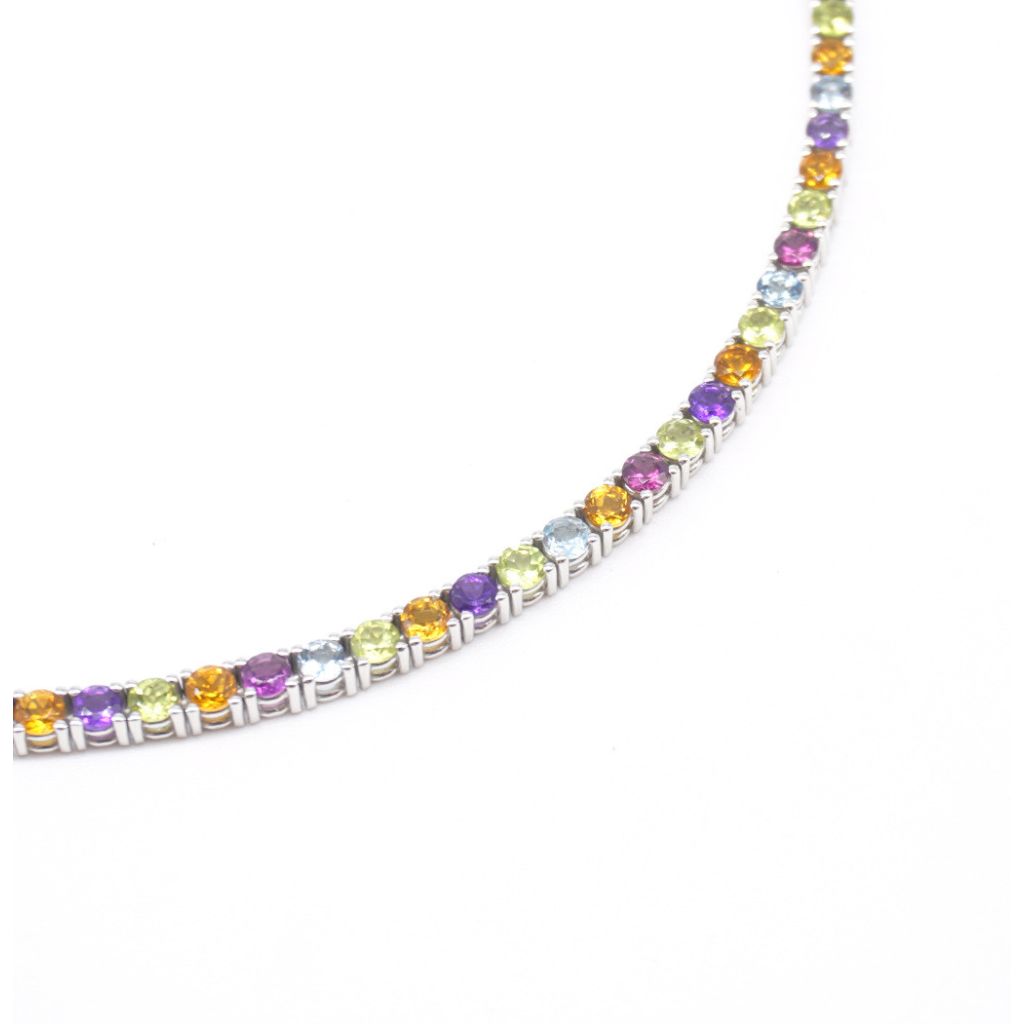 Bracciale tennis multicolor