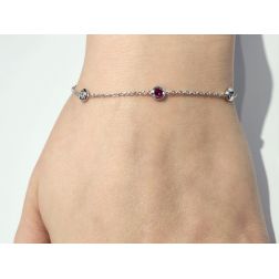 Bracelet "Gocce di Luce Colorate" 4.5mm photo of worn