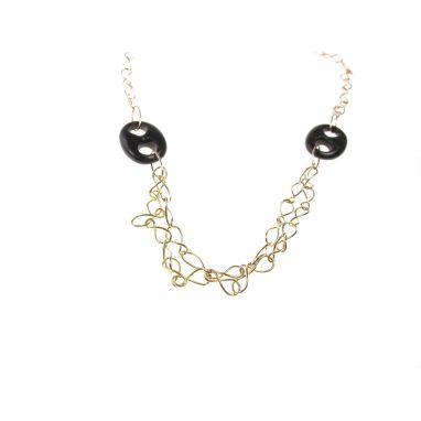 Collana In Oro Giallo 18K A Maglia Marinara – Larghezza 3,2 Mm, Lunghezza 40-50 Cm, Vera Massiccia
