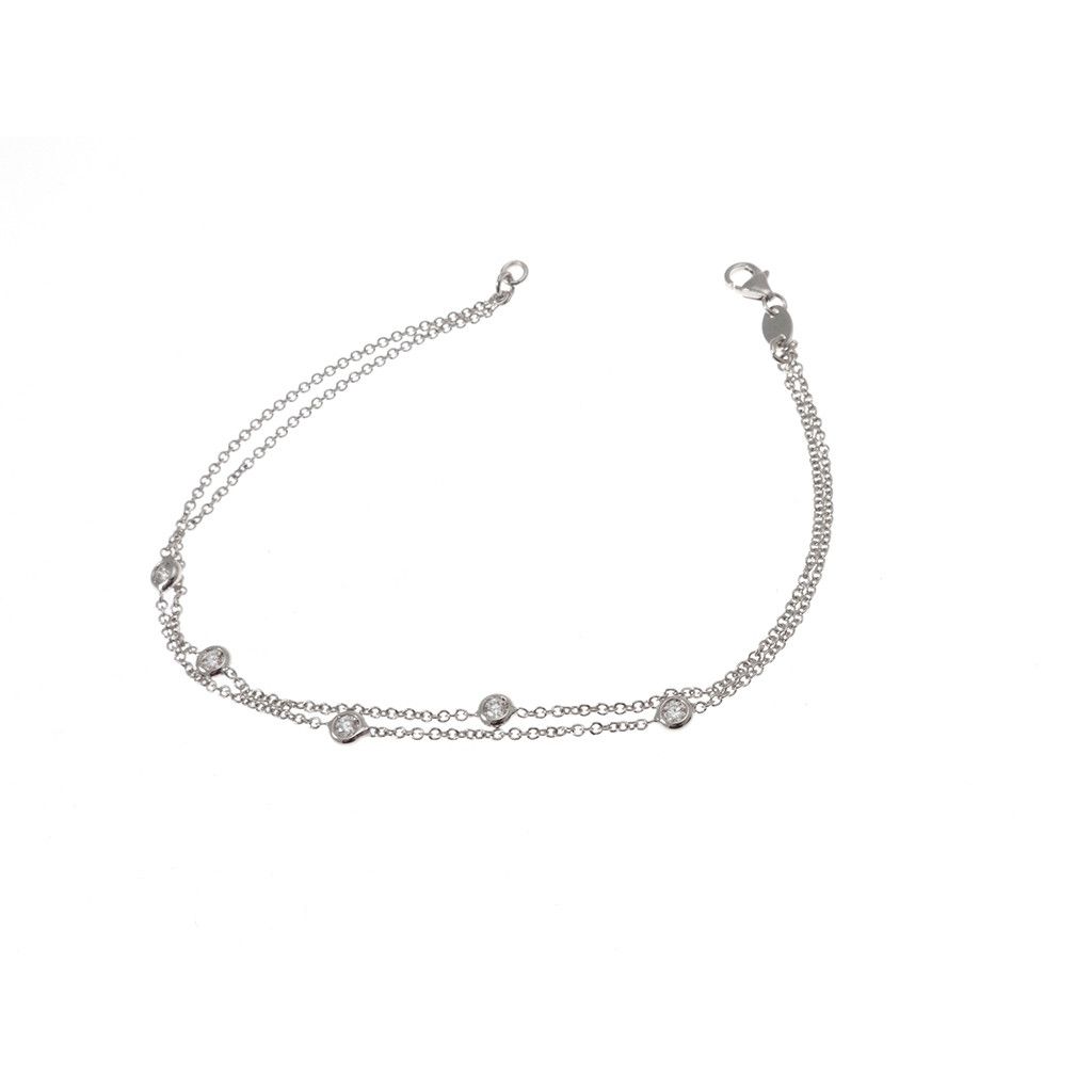LIKGREAT Bracciale Dea Luna Con Tripla Goccia, Amuleto Benedizione In Acciaio Inox Regolabile, Gioiello Significativo Per Donna