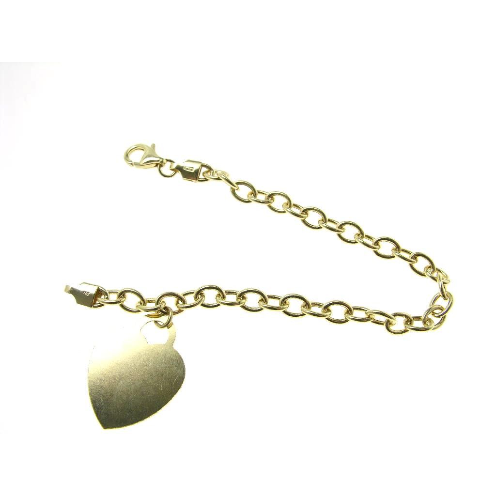 Yellow gold Heart Bracelet