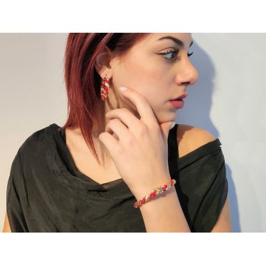 Bracciale Giovanni Raspini - Tubogas Croco Grande Dorato 12331