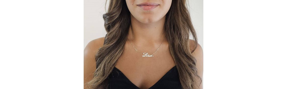 Necklaces in 925 Sterling Silver with name