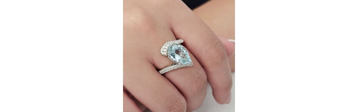 Aquamarine Jewelry | 18K Gold
