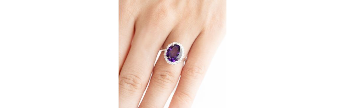 Amethyst Jewelry | 18Kt Gold