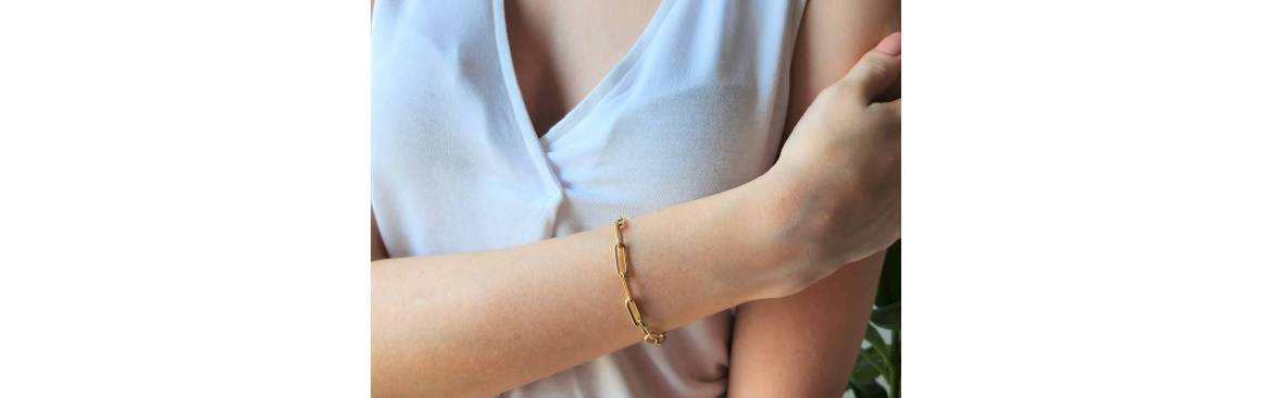 Chain bracelets in 18kt gold